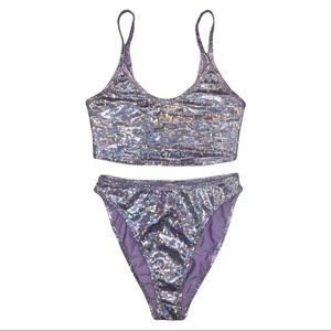 J.Valentine Purple holographic set